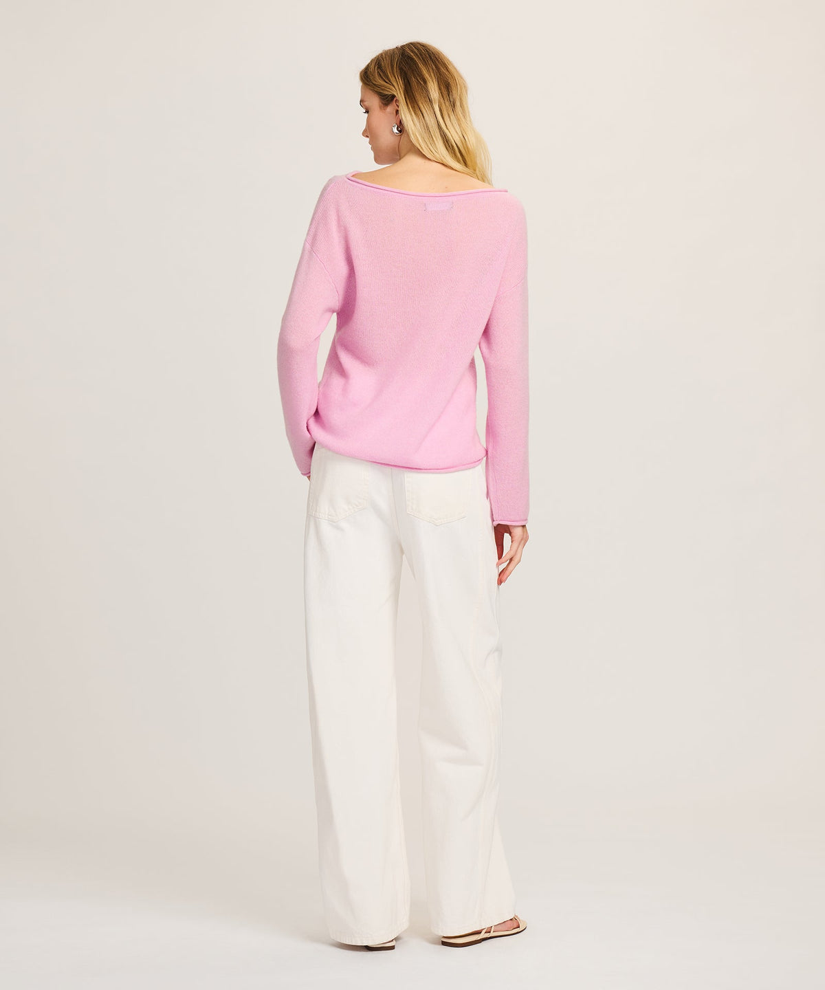 Lightweight Cashmere Relaxed Boatneck Sweater