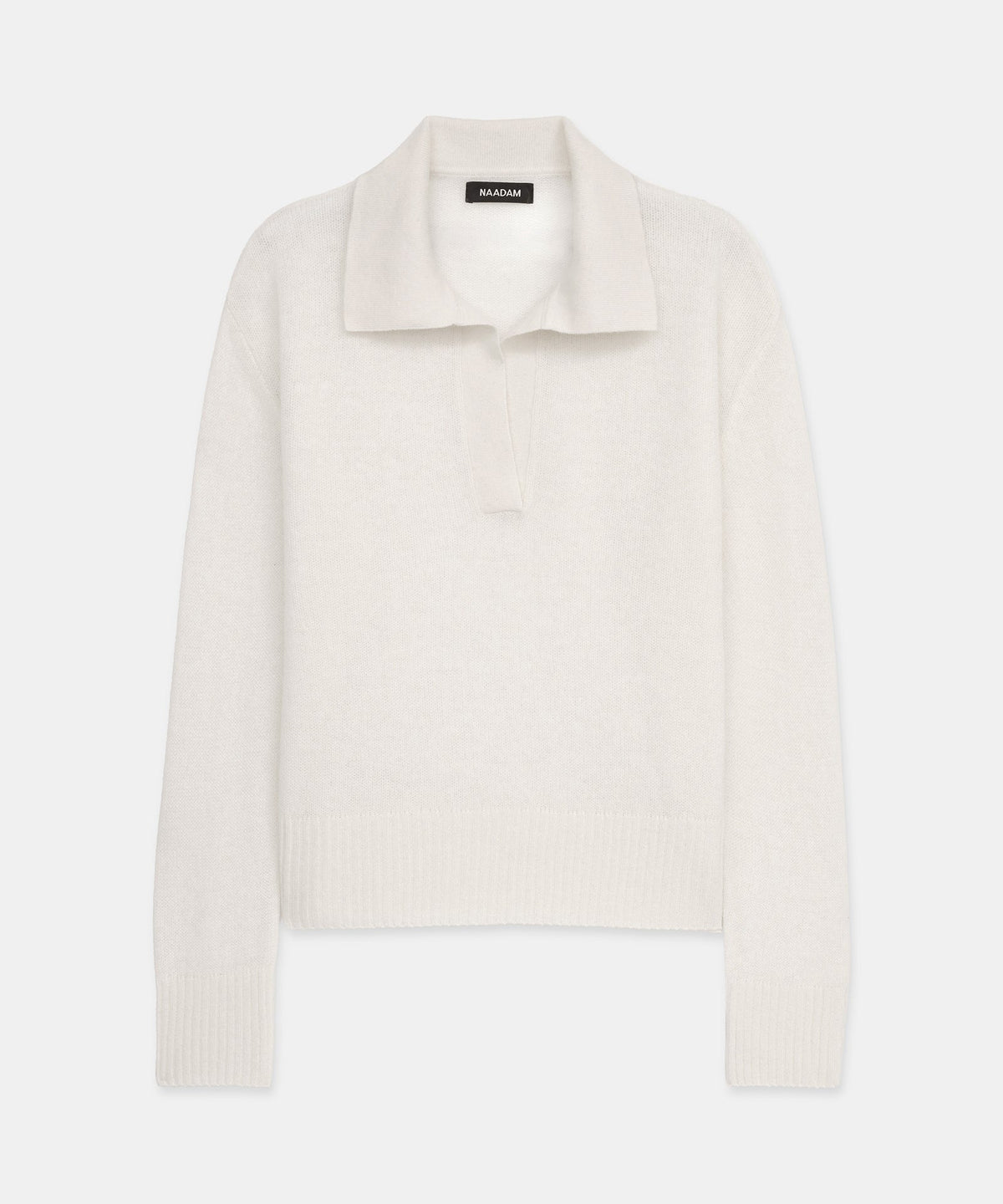 Featherweight Cashmere Polo Sweater