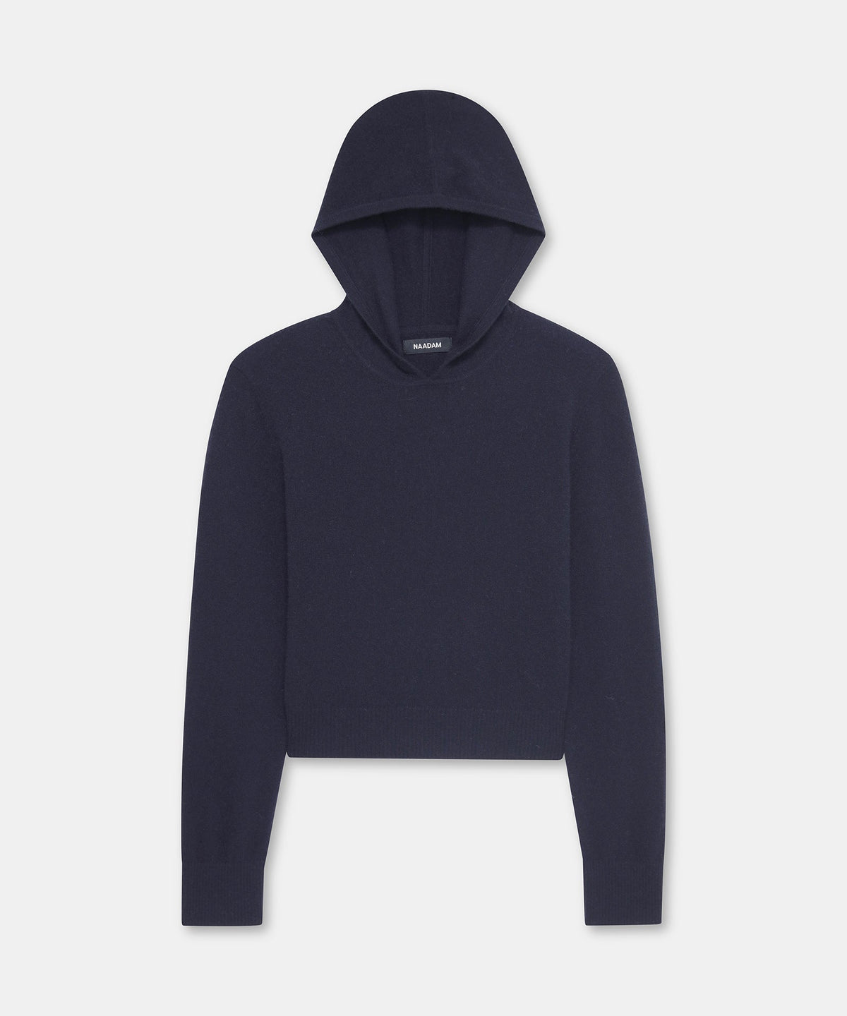 Signature Cashmere Cropped Hoodie