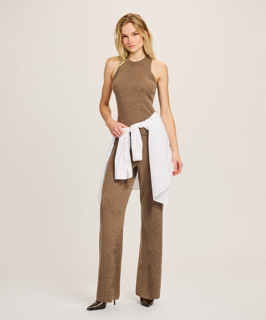 Signature Cashmere High Neck Tank