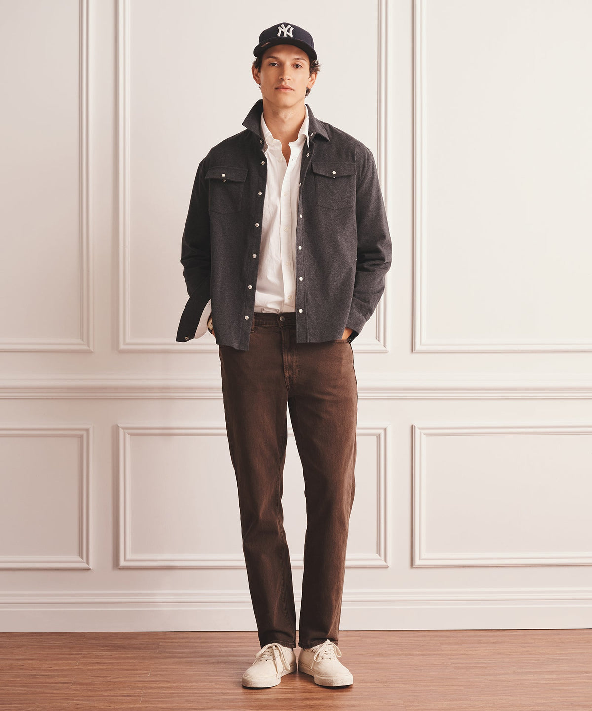 Brushed Cotton Shirt Jacket