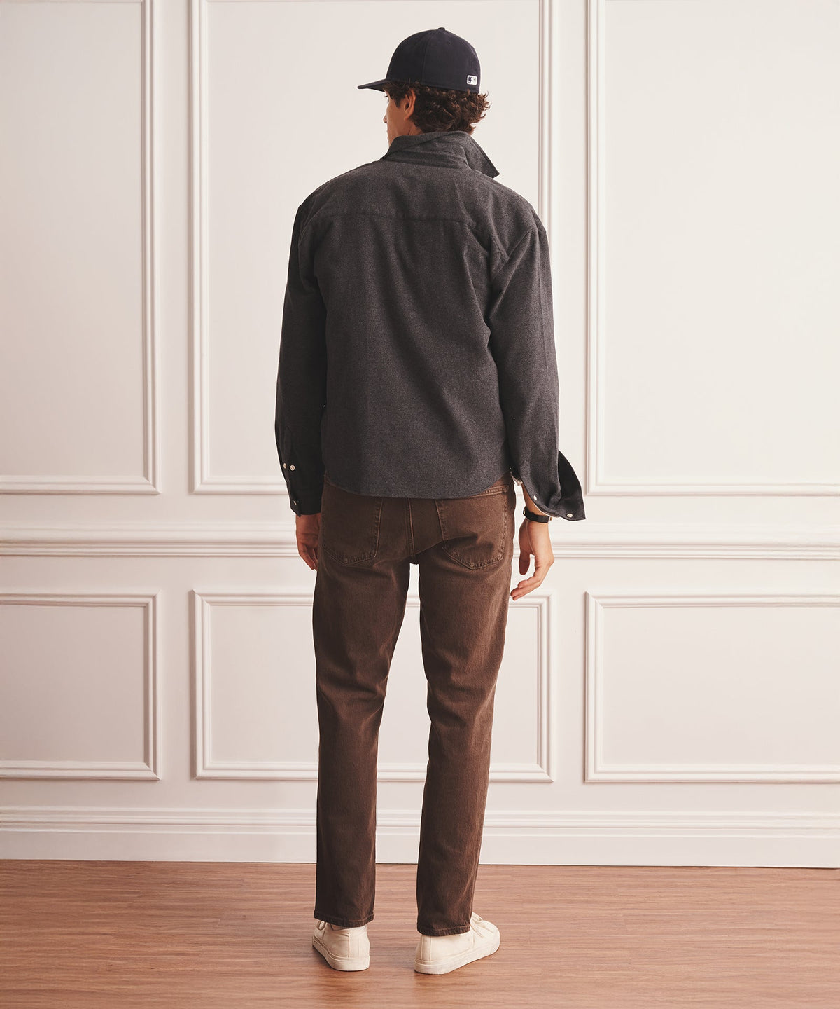 Brushed Cotton Shirt Jacket