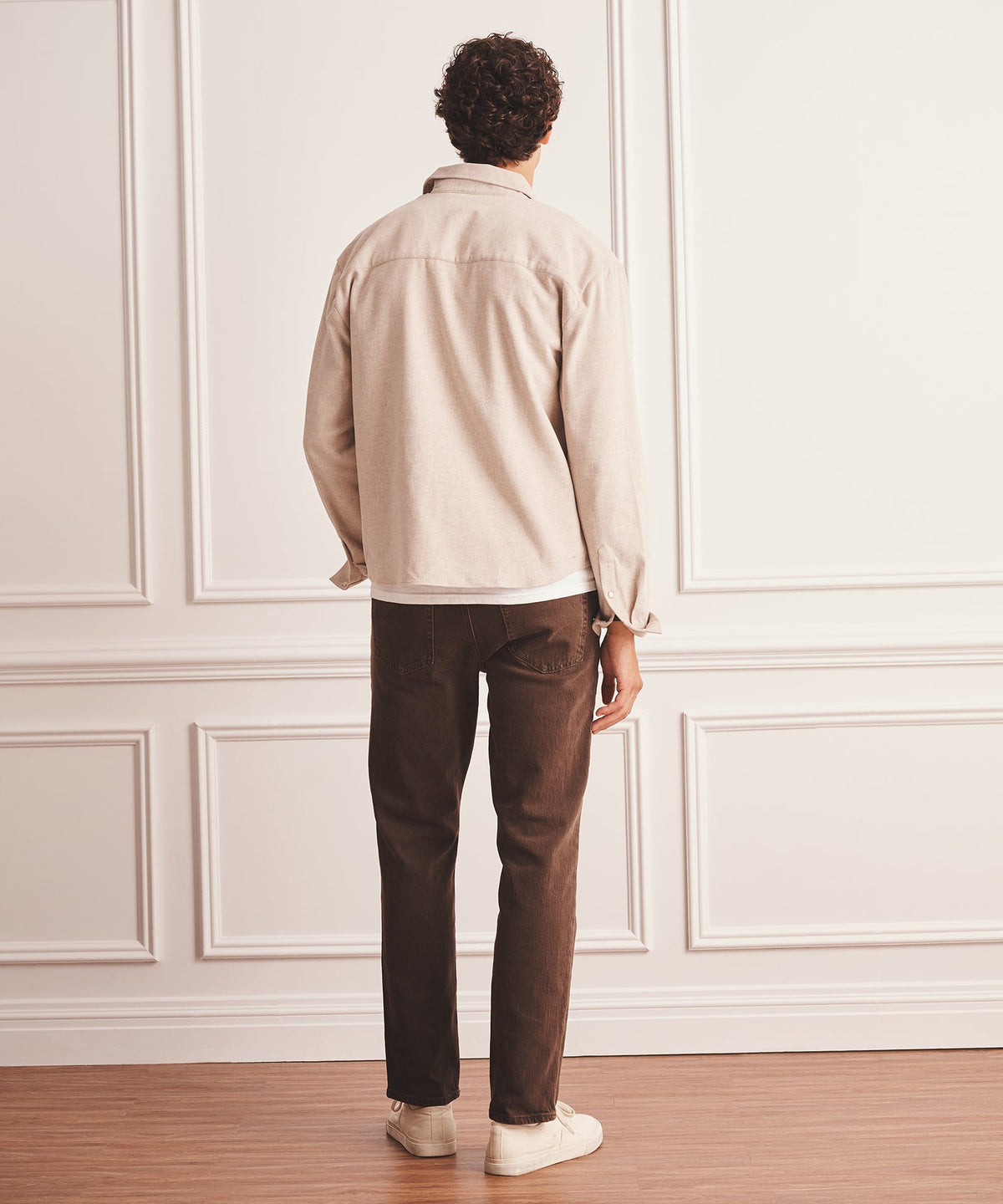 Brushed Cotton Shirt Jacket