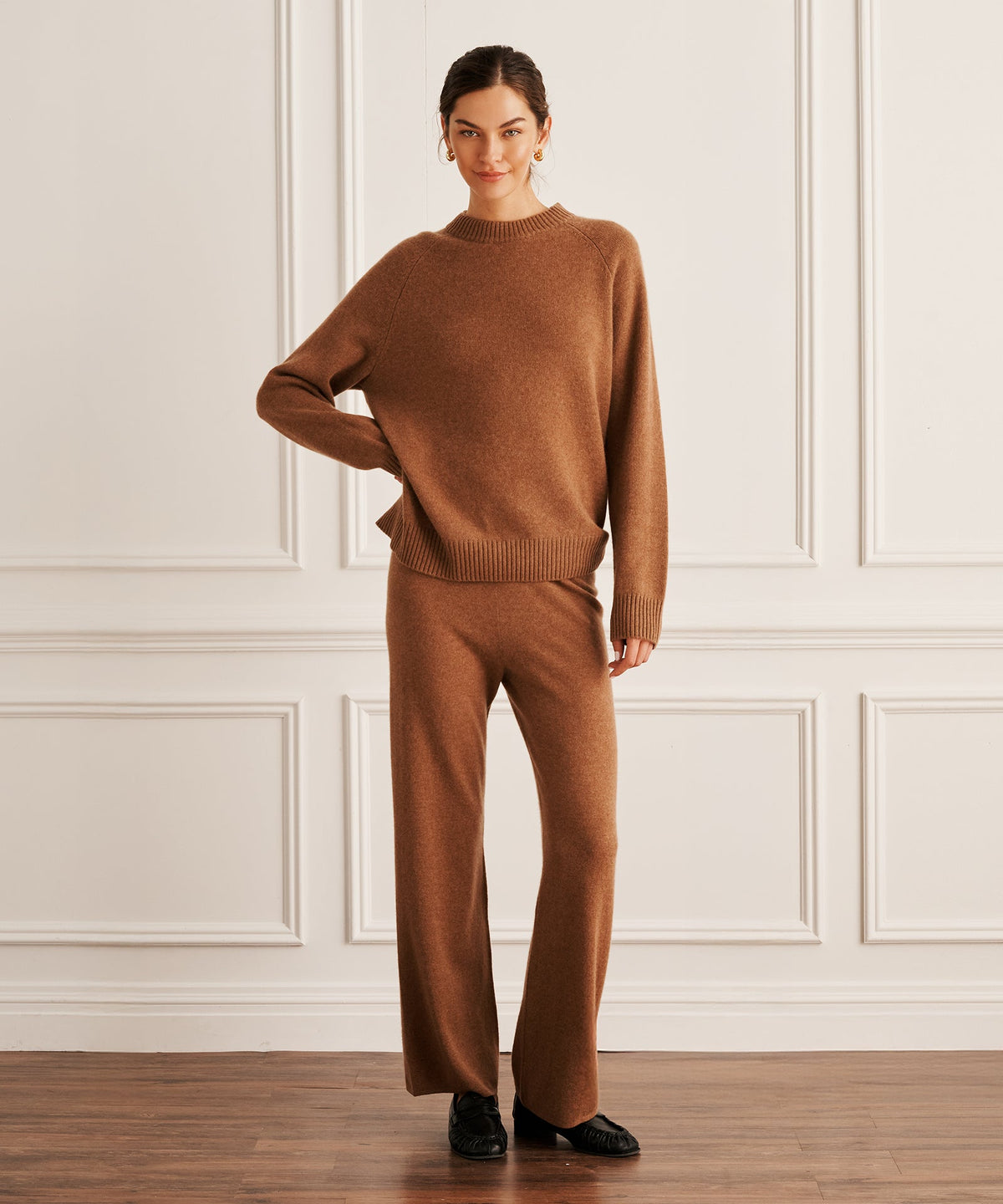 Signature Cashmere Straight Leg Pant