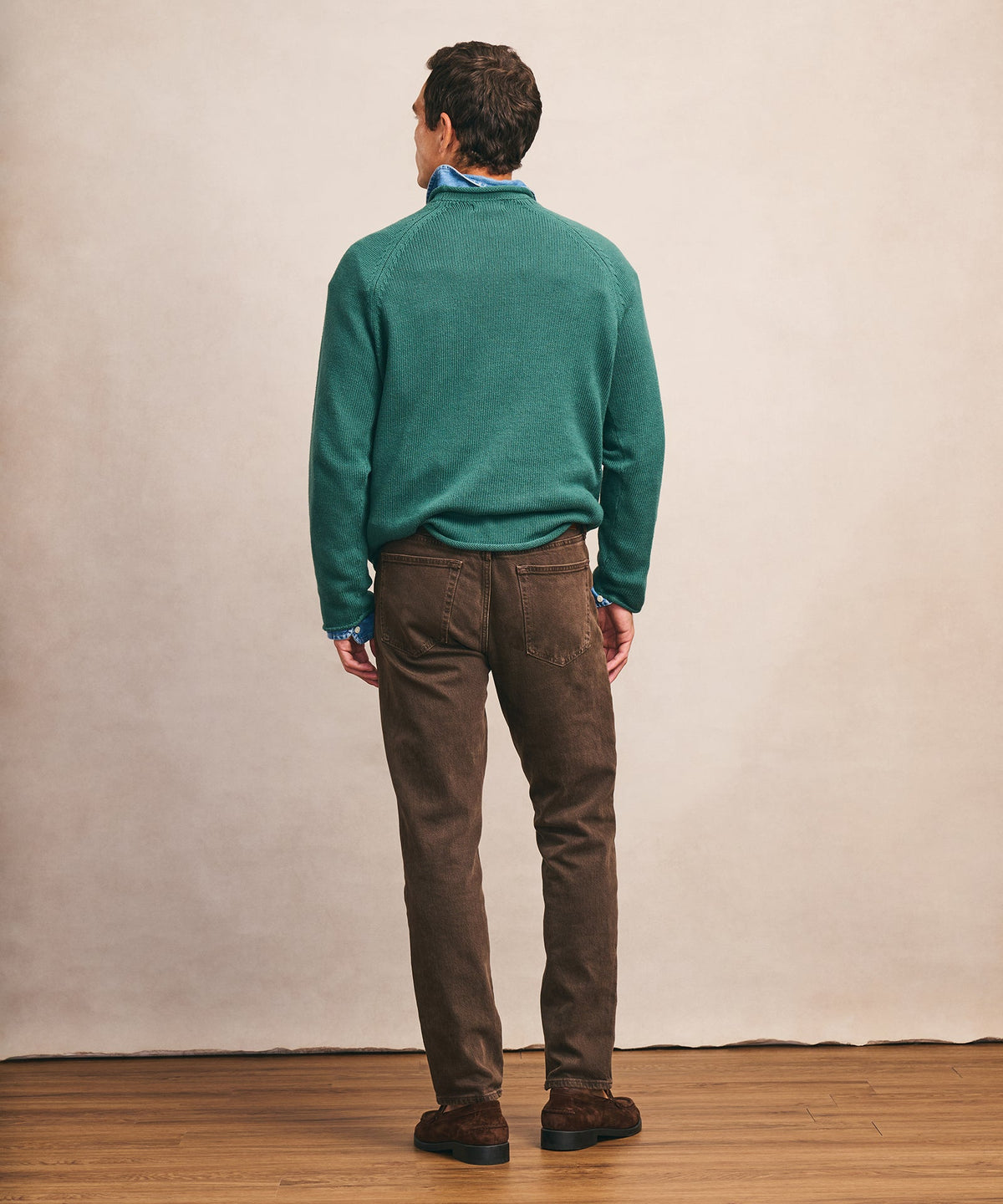 Cotton Relaxed Rollneck Sweater