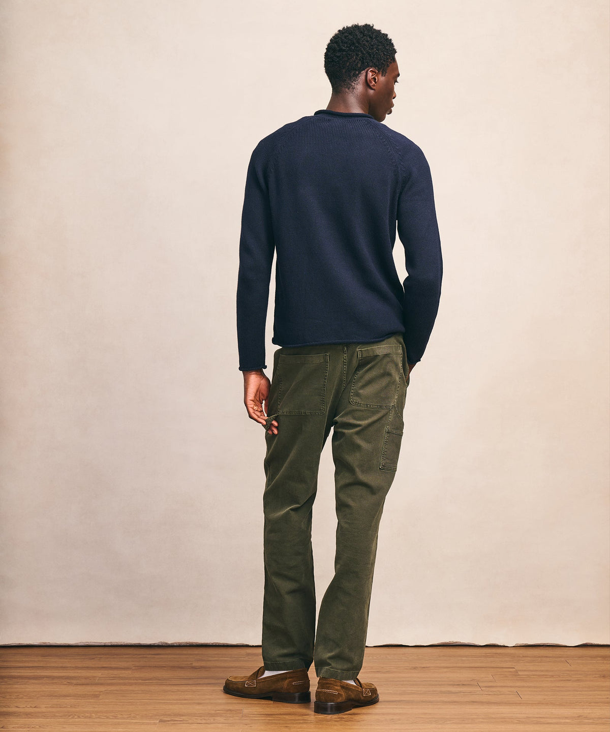 Cotton Relaxed Rollneck Sweater