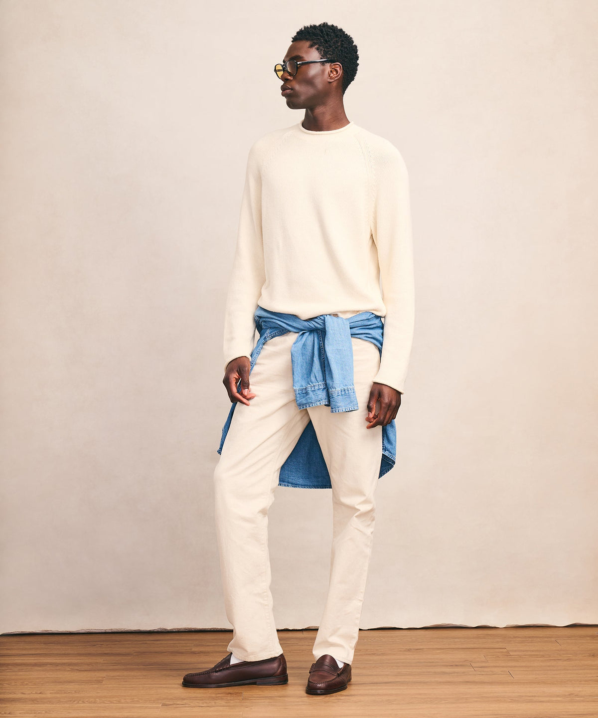 Cotton Relaxed Rollneck Sweater