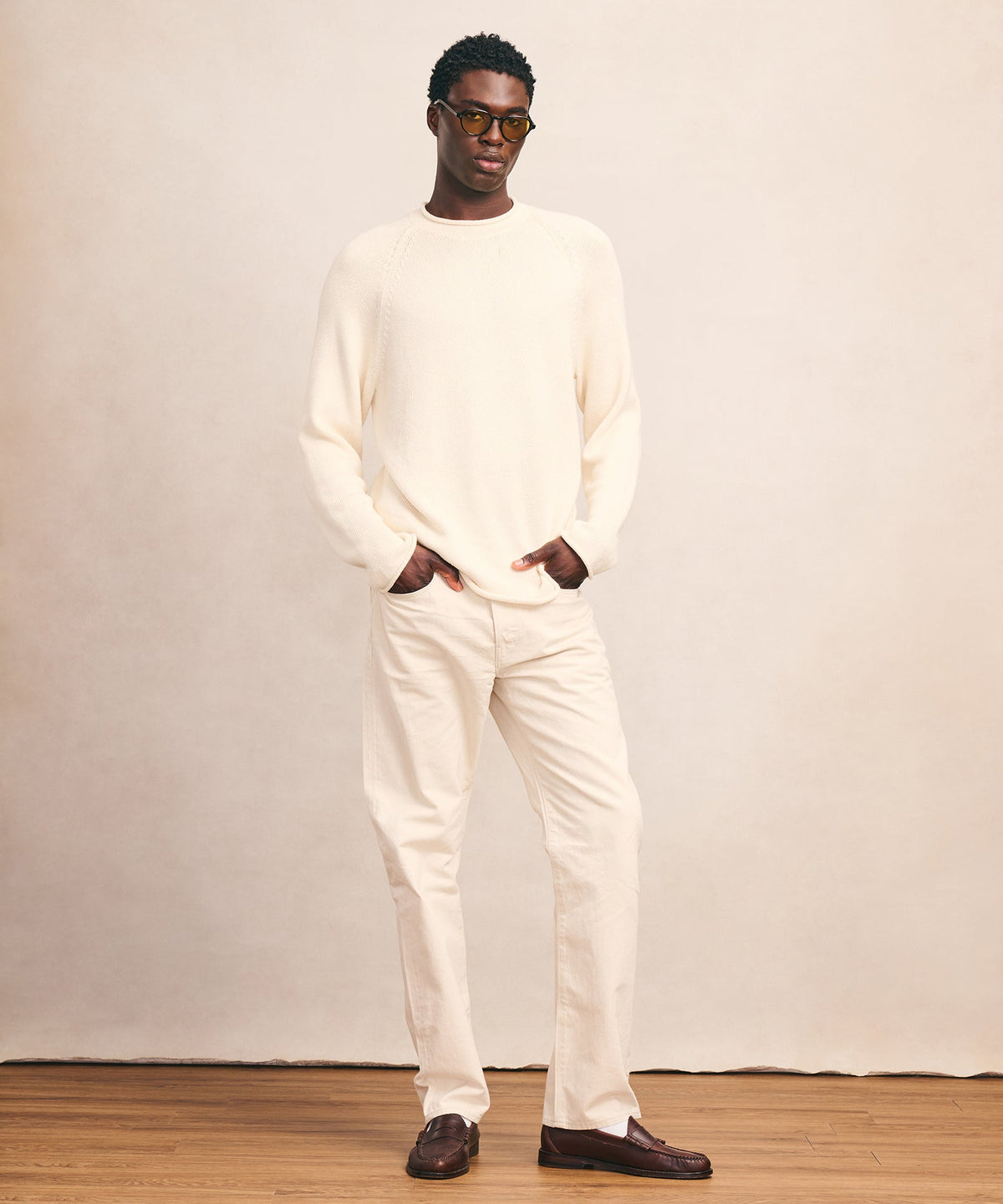 Cotton Relaxed Rollneck Sweater