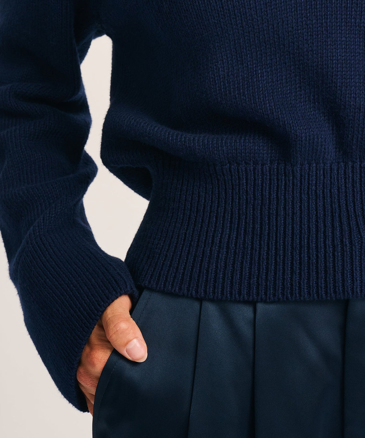 Cotton V-Neck Sweater
