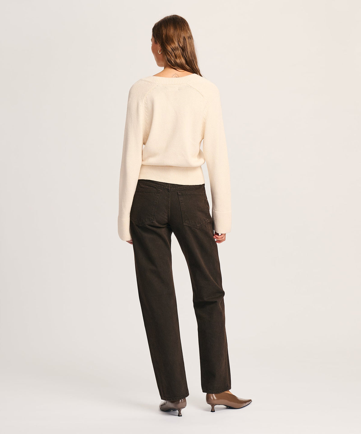 Cotton V-Neck Sweater
