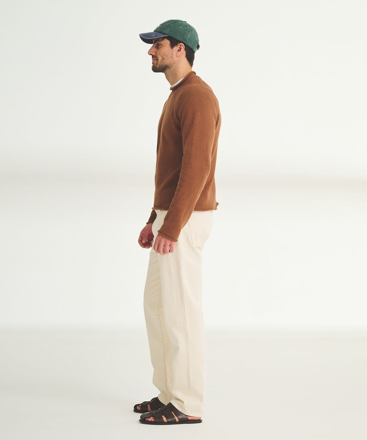 Cotton Relaxed Rollneck Sweater
