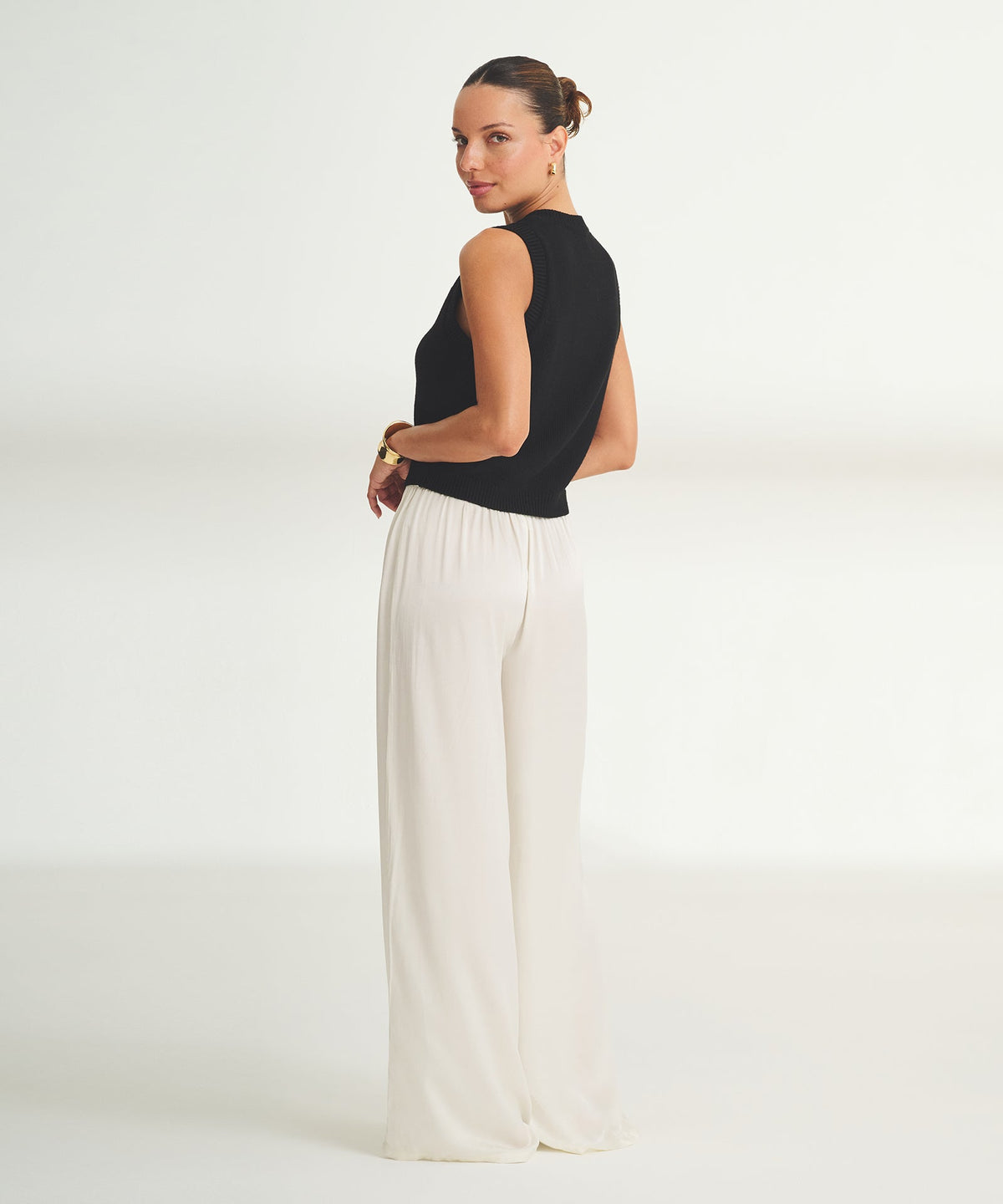 Cotton Sleeveless Cardigan