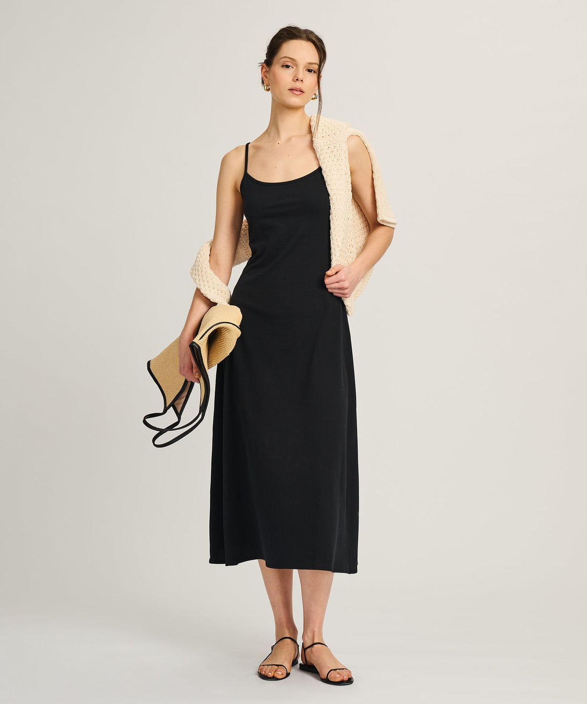 Lightweight Brushed Cotton Slip Dress