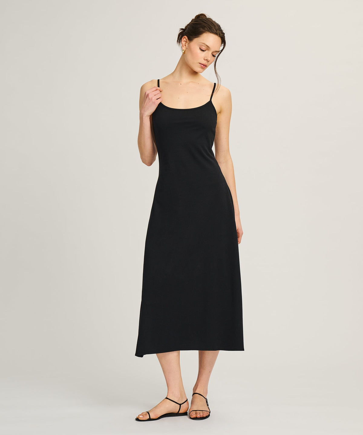 Lightweight Brushed Cotton Slip Dress