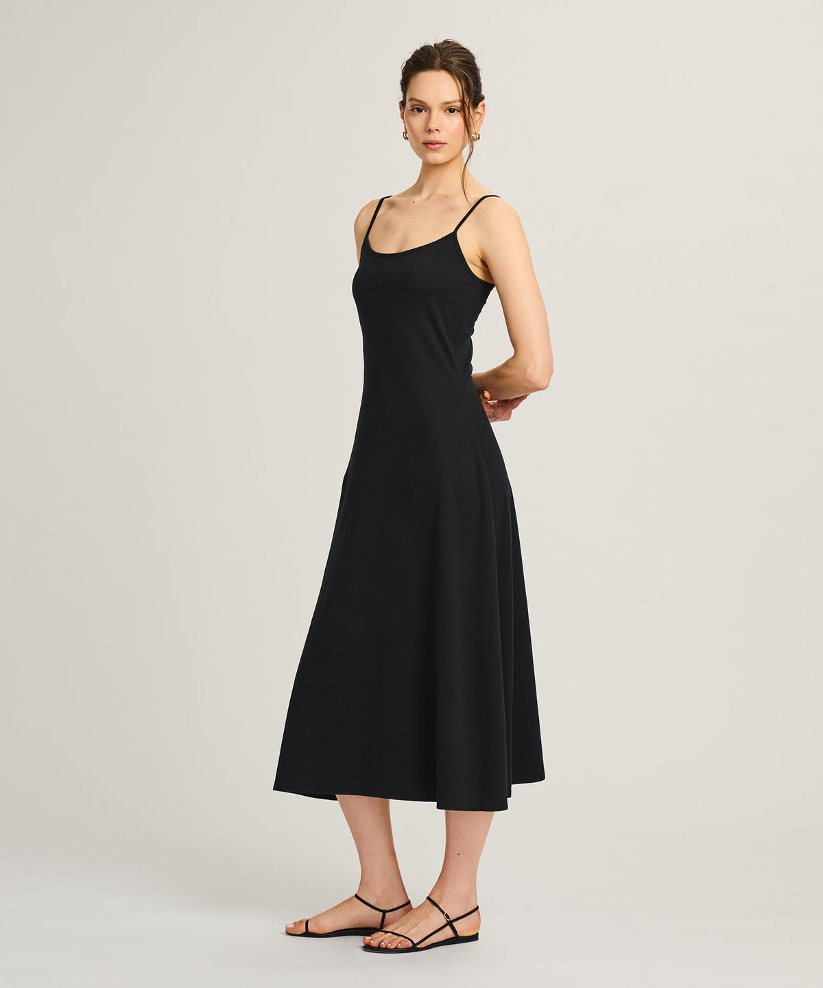 Lightweight Brushed Cotton Slip Dress