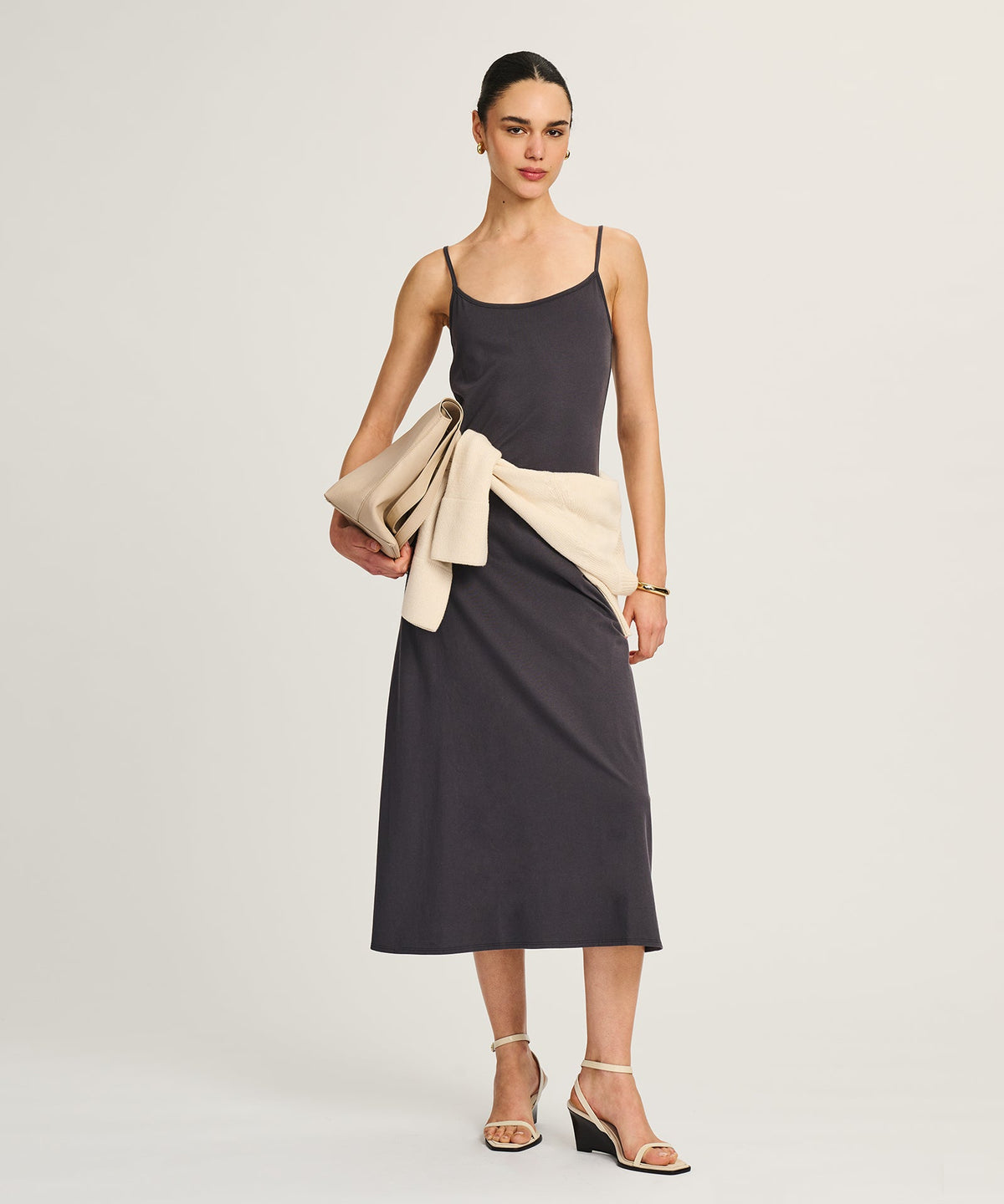 Lightweight Brushed Cotton Slip Dress