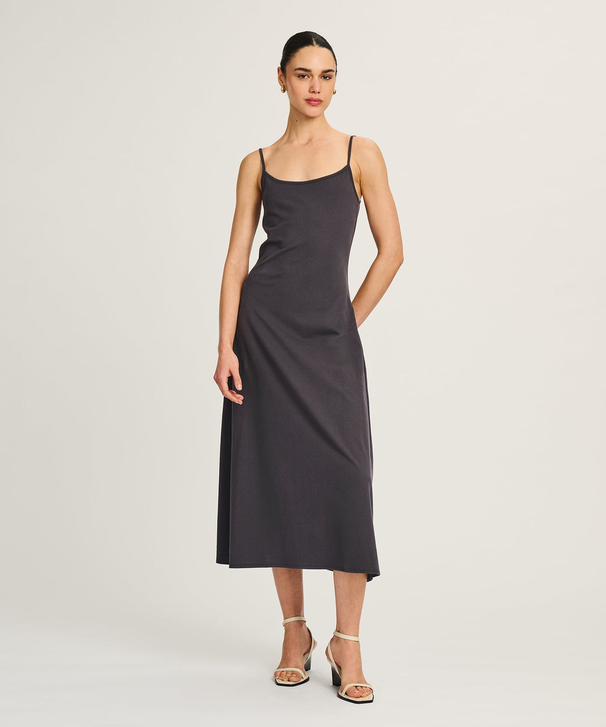 Lightweight Brushed Cotton Slip Dress