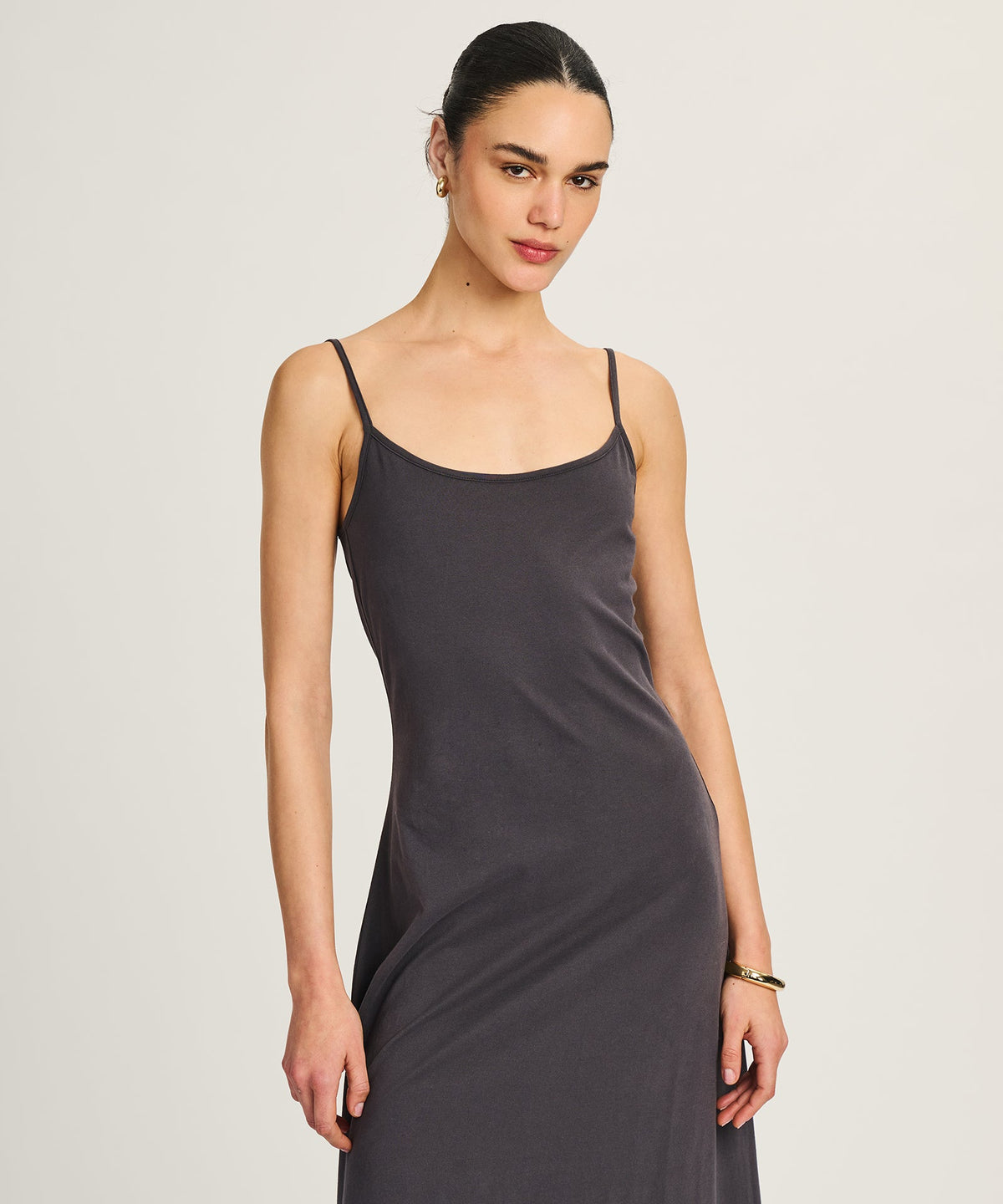 Lightweight Brushed Cotton Slip Dress