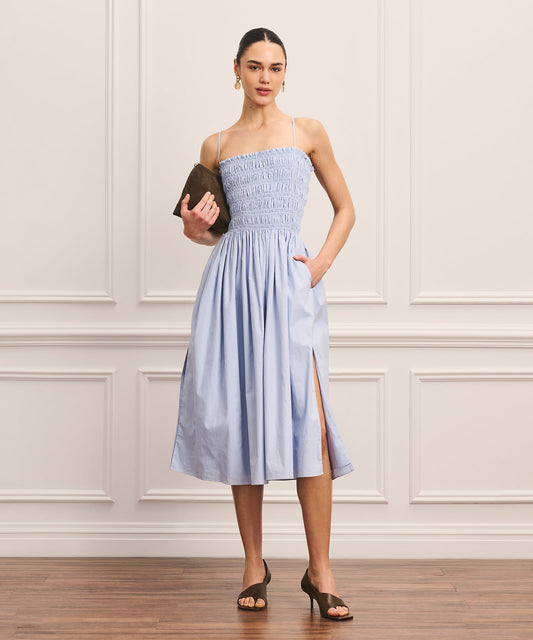 Cotton Smocked Dress