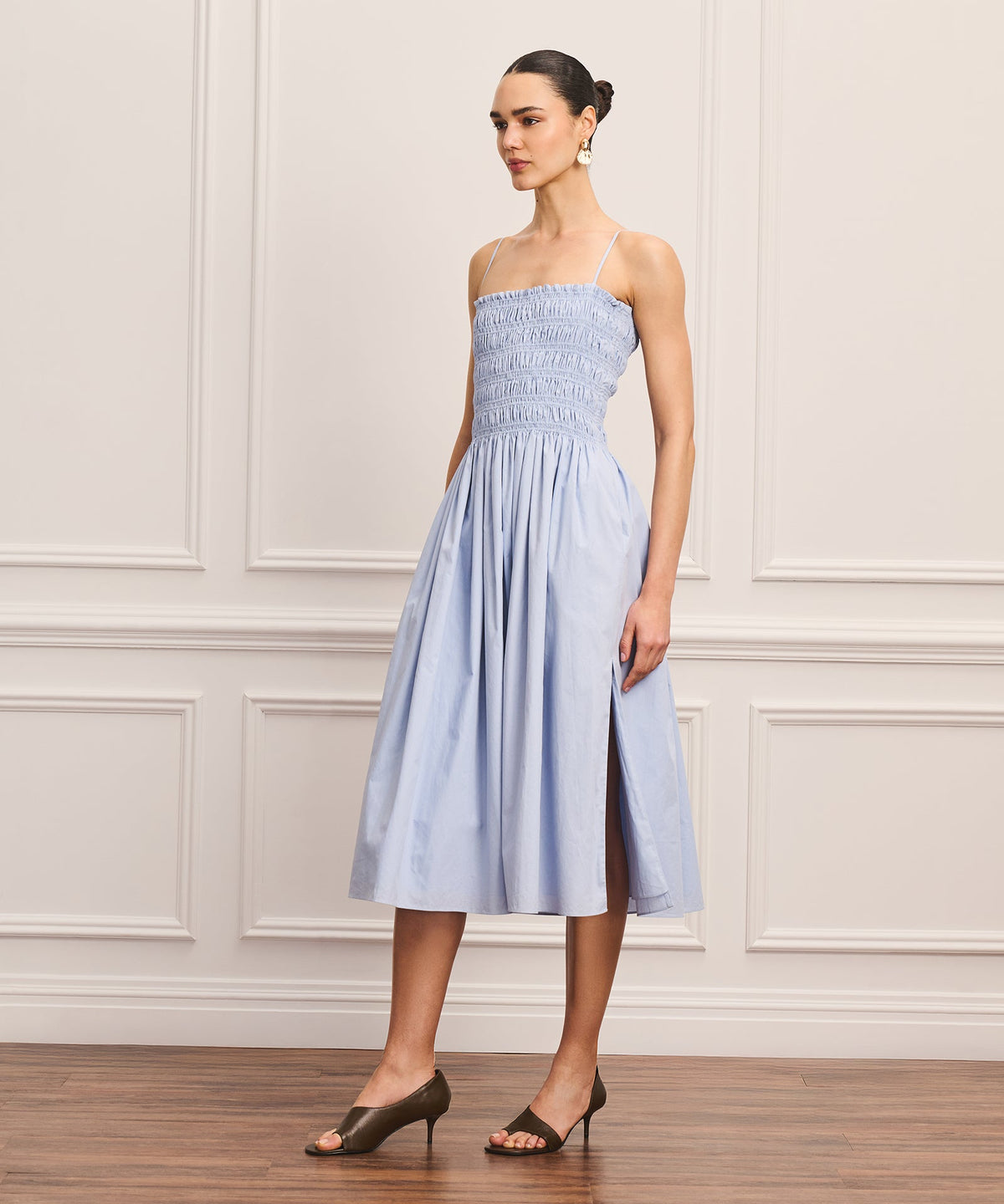 Cotton Smocked Dress