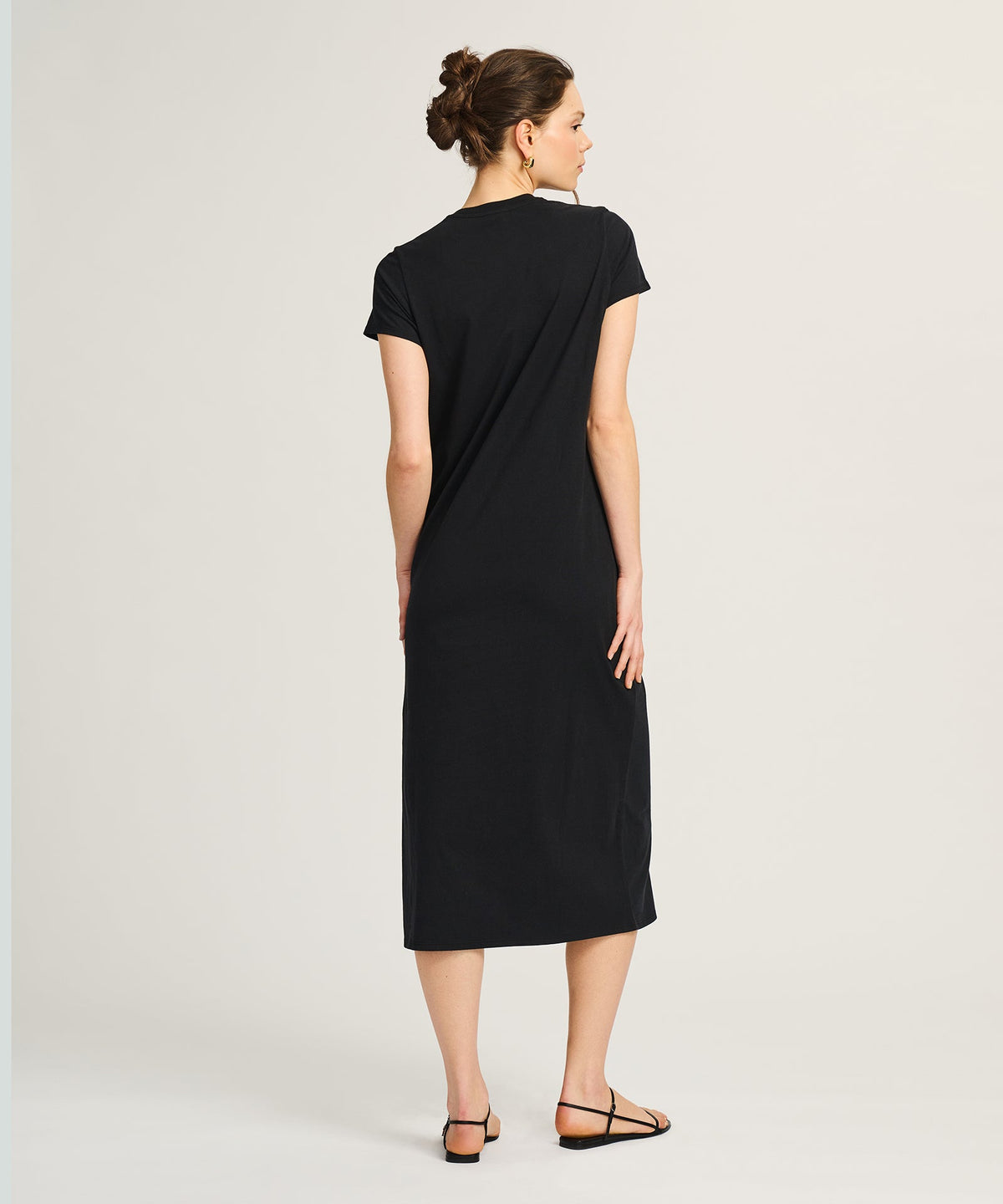 Lightweight Brushed Cotton T-Shirt Dress