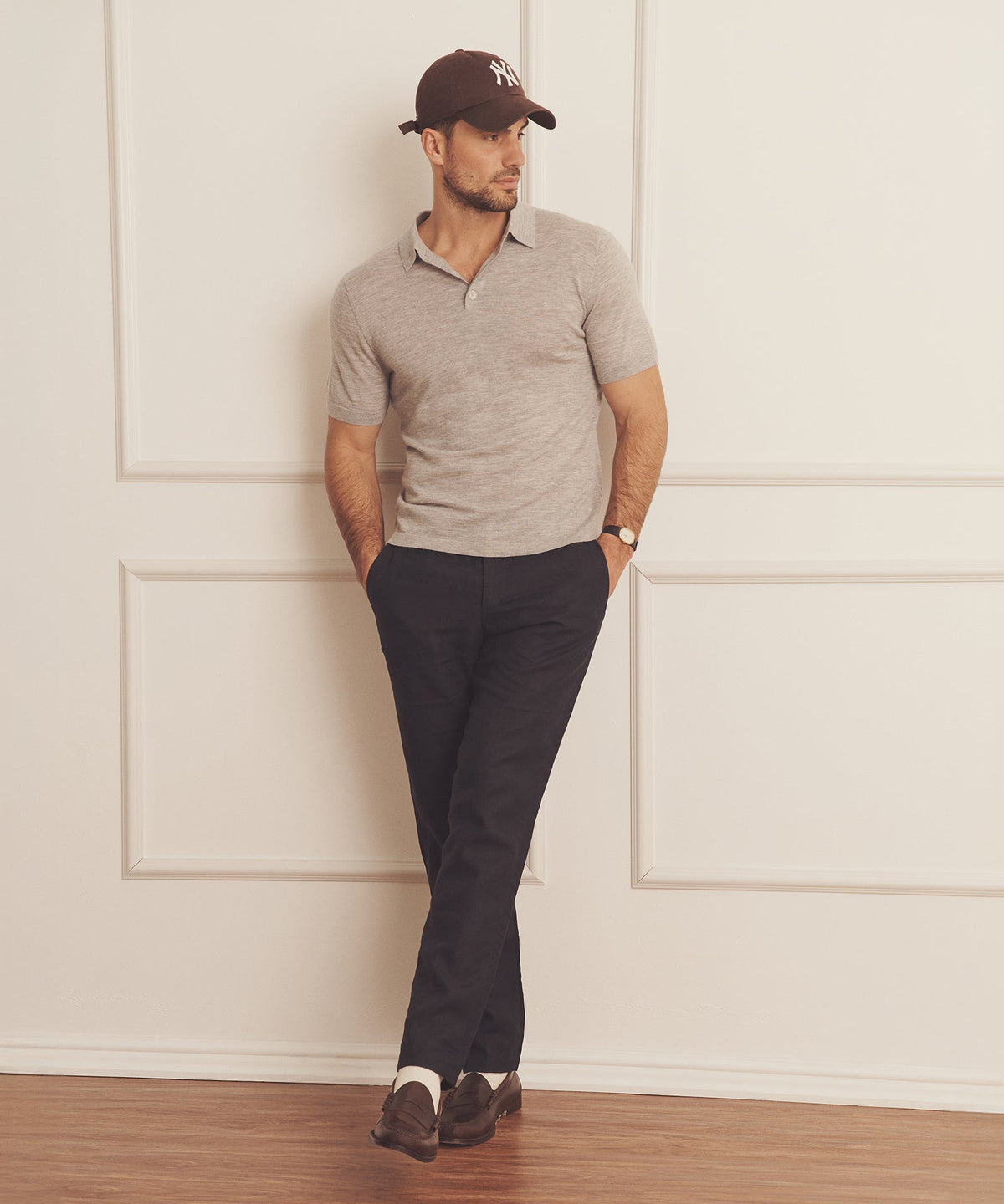 Super Fine Cashmere Short Sleeve Polo