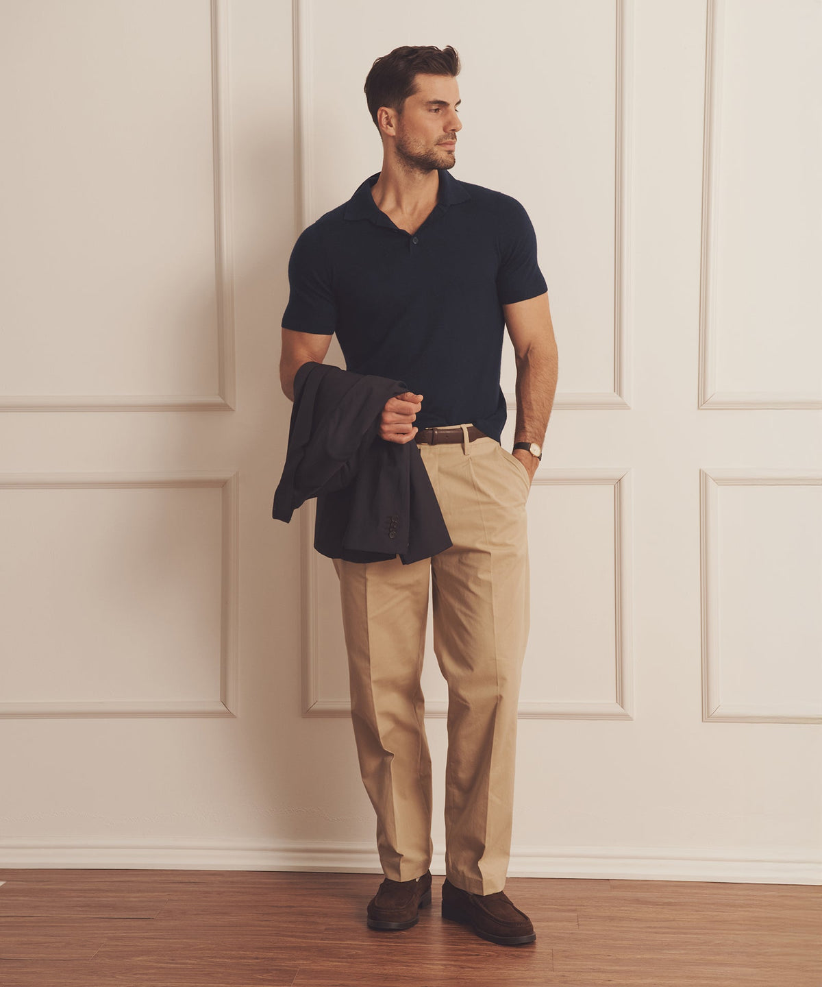 Super Fine Cashmere Short Sleeve Polo