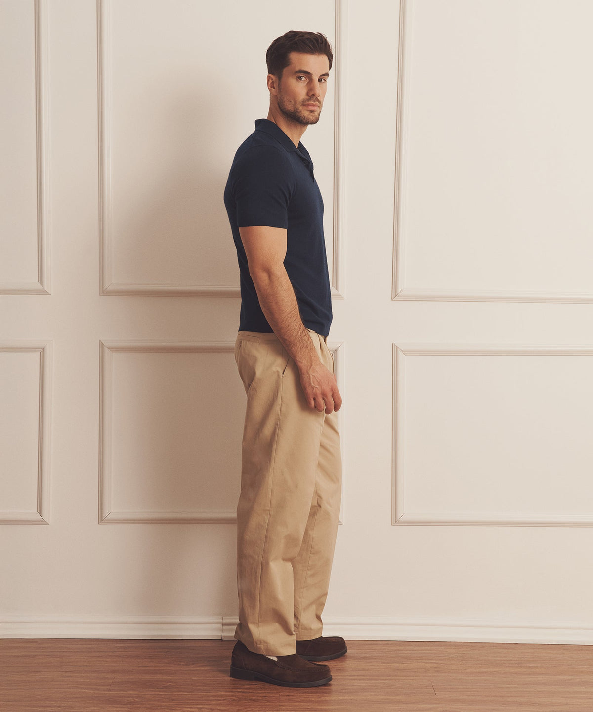 Super Fine Cashmere Short Sleeve Polo