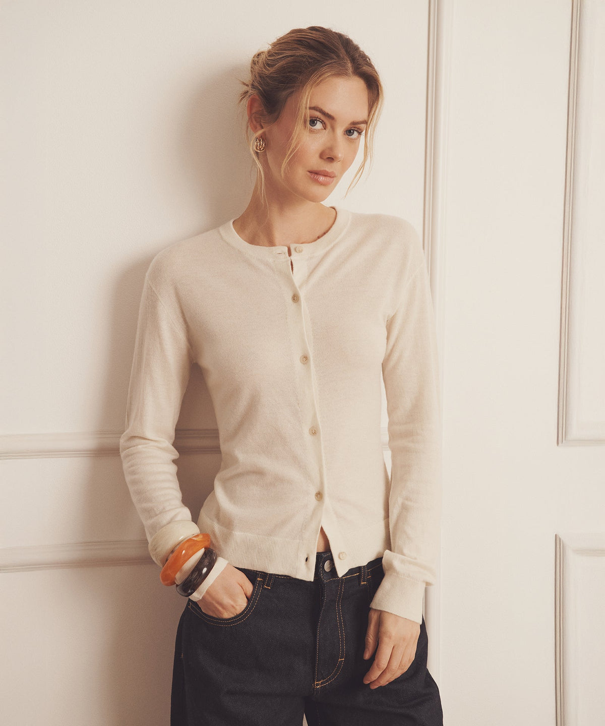 Super Fine Cashmere Classic Cardigan