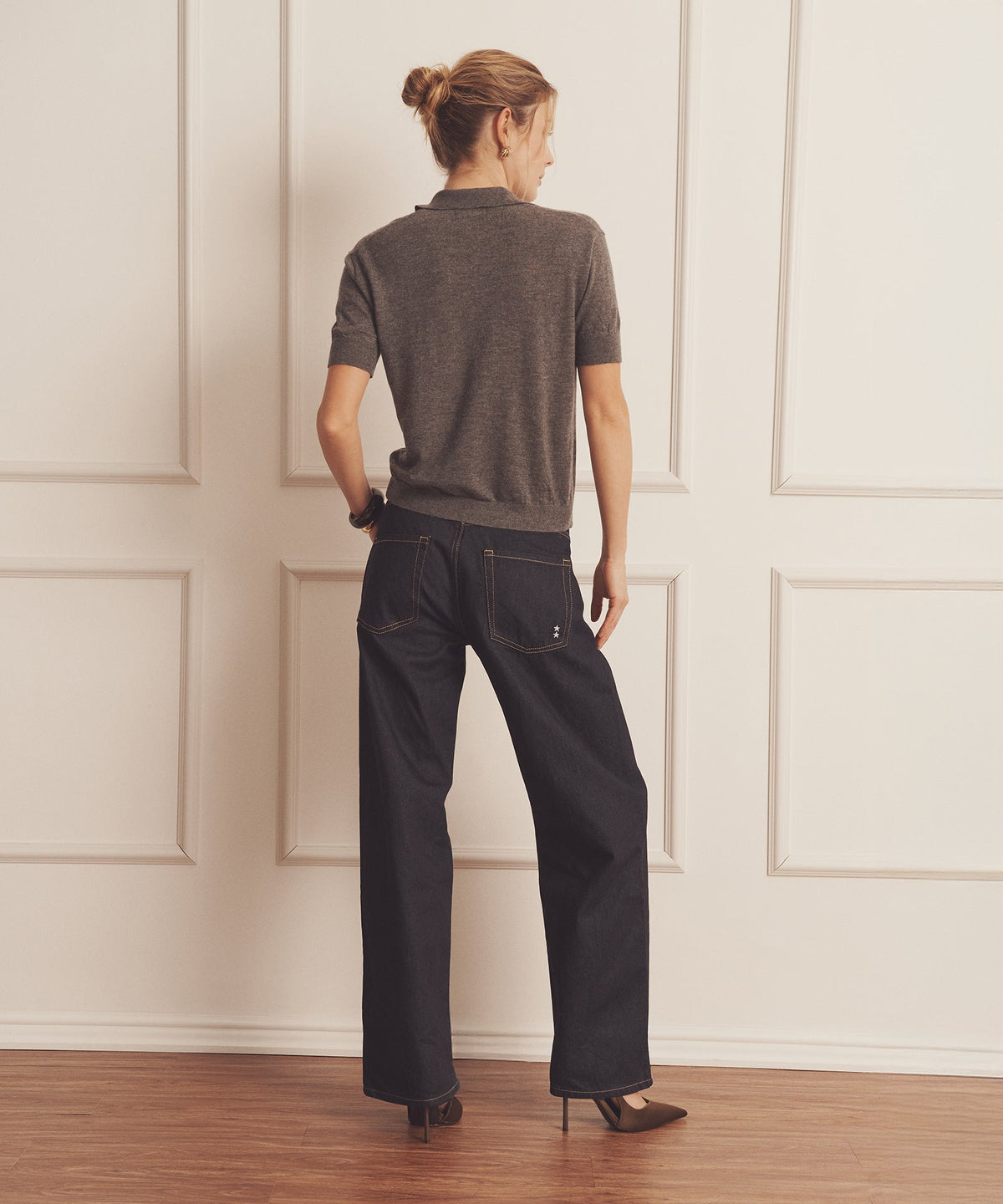 Super Fine Cashmere Short Sleeve Polo