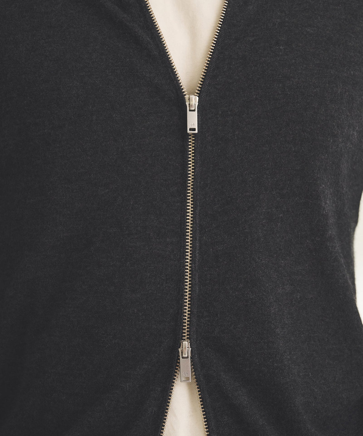 Super Fine Cashmere Zip Up