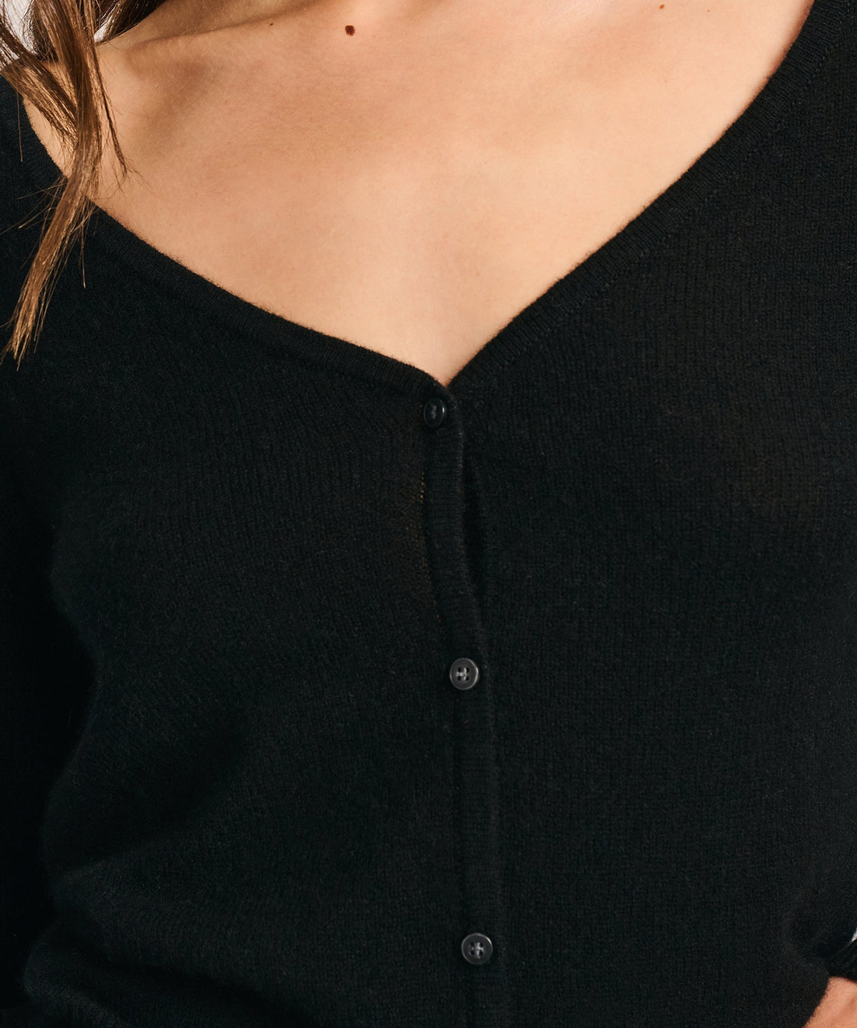 Featherweight Cashmere V-Neck Cardigan