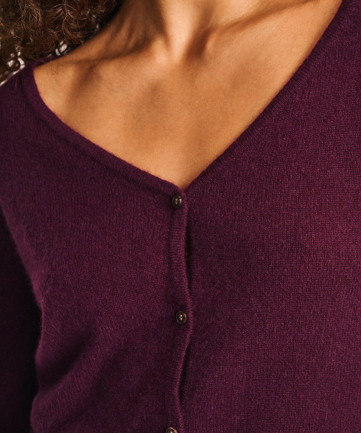Featherweight Cashmere V-Neck Cardigan