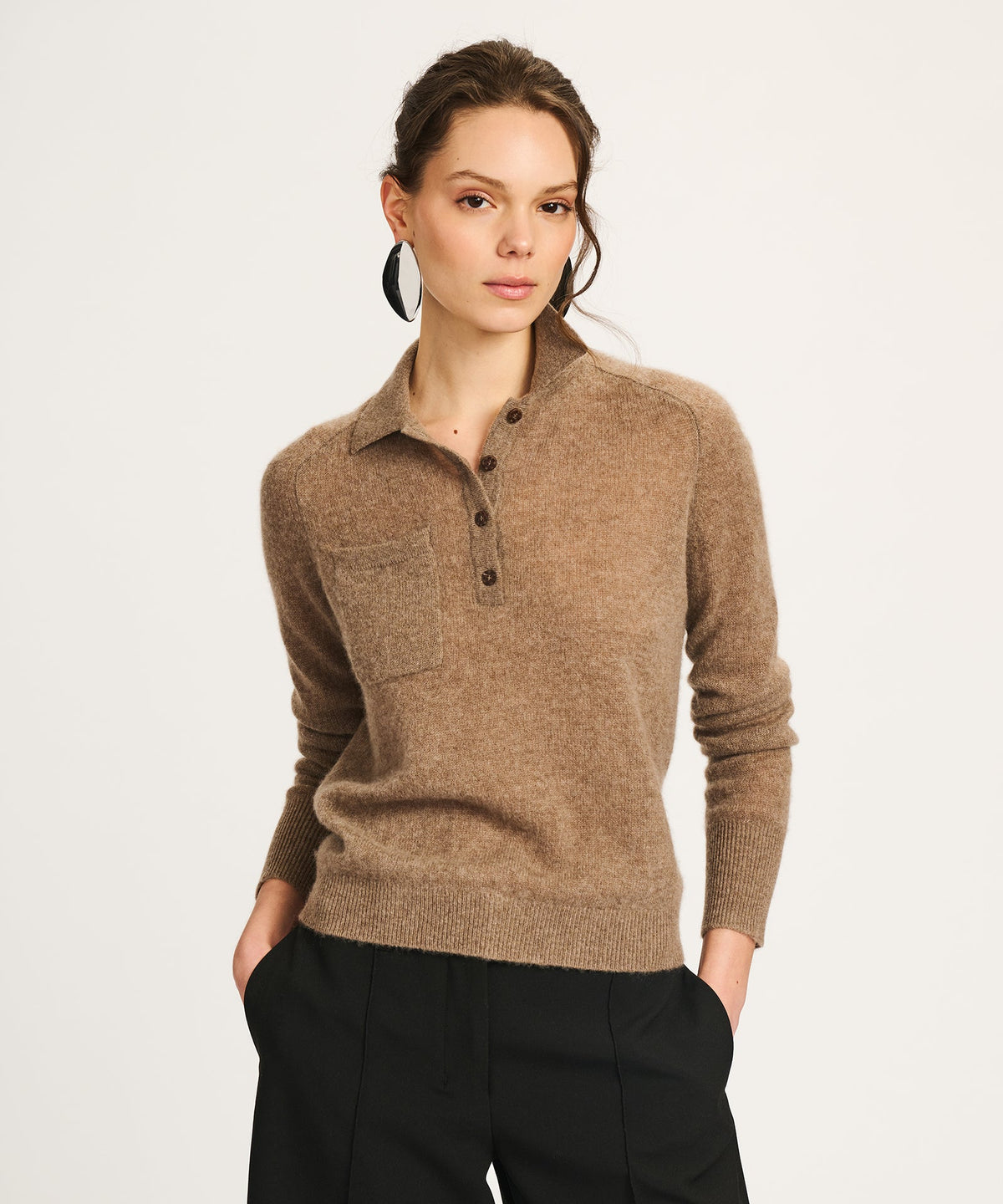 Featherweight Cashmere Relaxed Polo