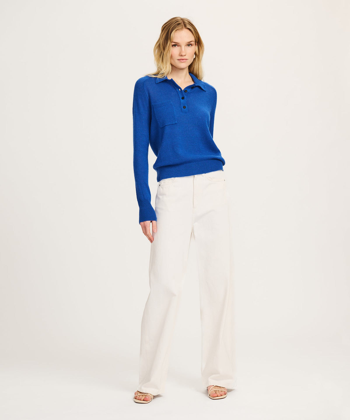 Featherweight Cashmere Relaxed Polo
