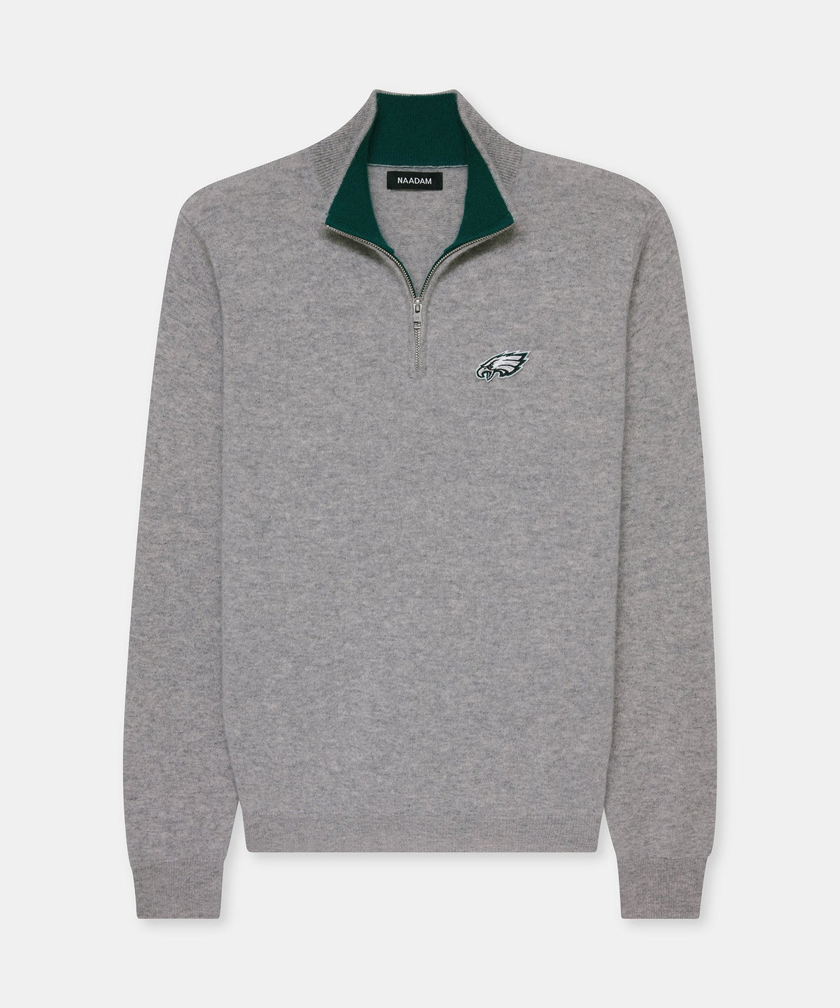 NFL Signature Cashmere Color Blocked Quarter Zip