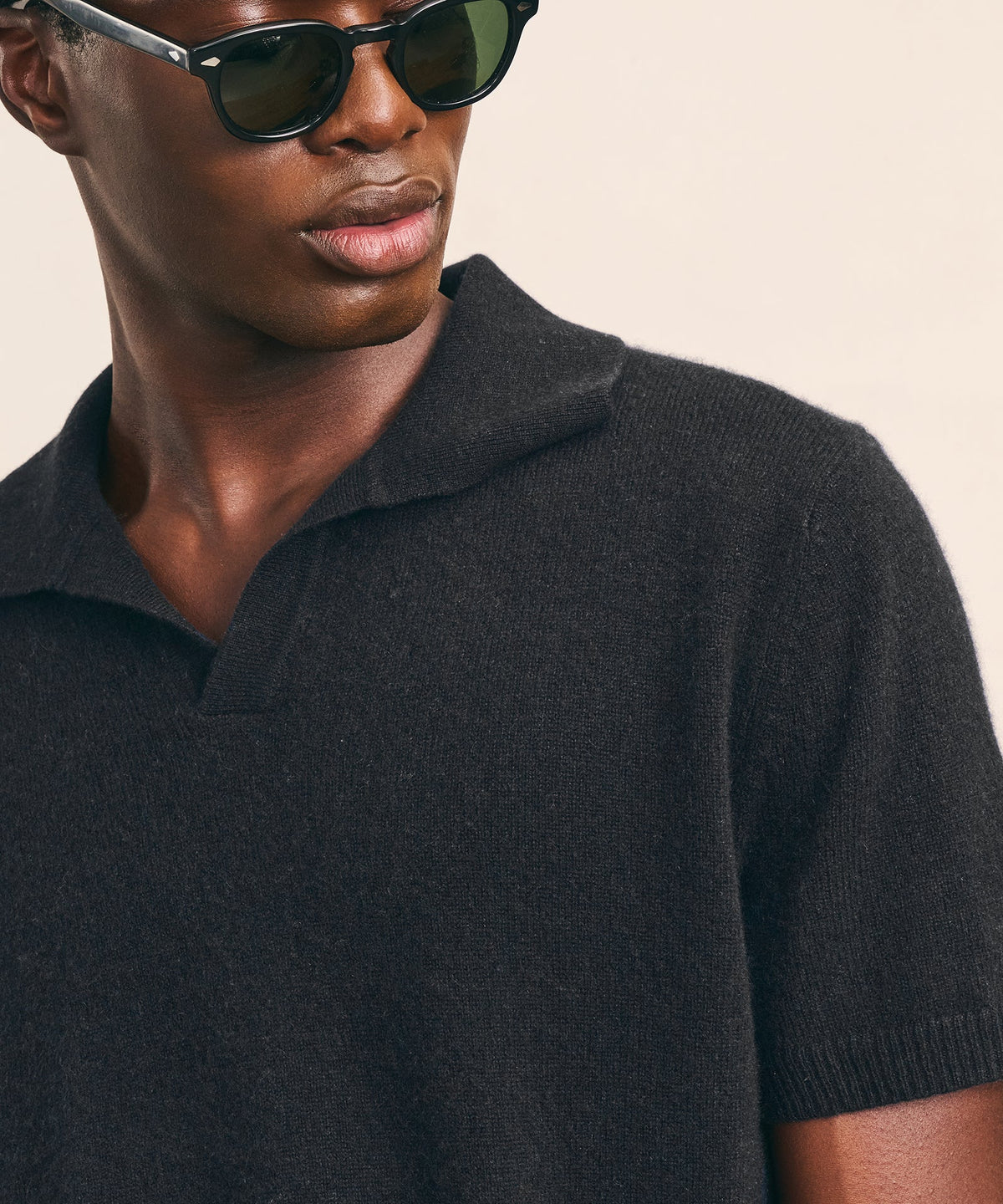 Lightweight Cashmere Short Sleeve Polo