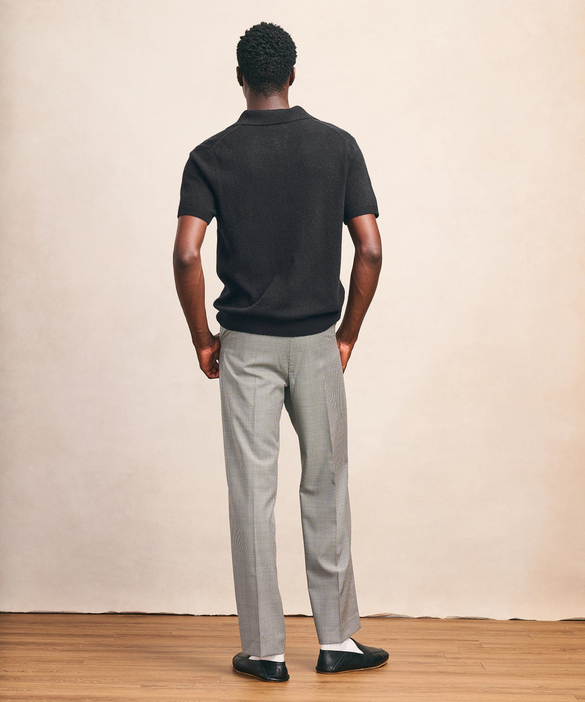 Lightweight Cashmere Short Sleeve Polo