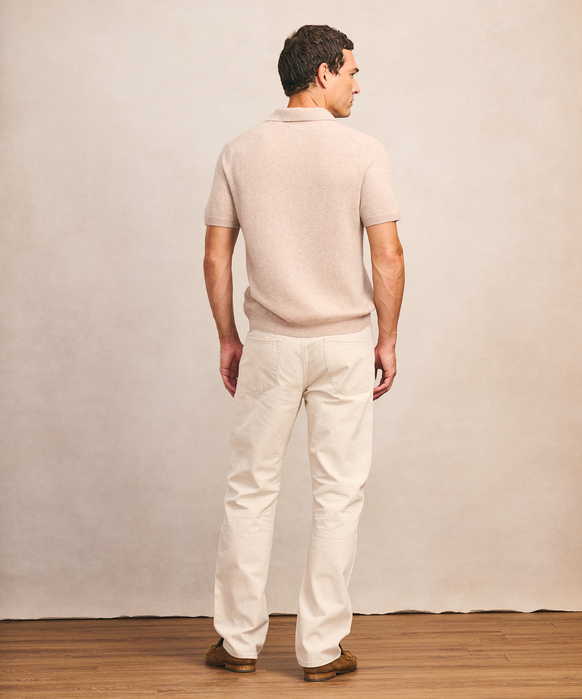Lightweight Cashmere Short Sleeve Polo