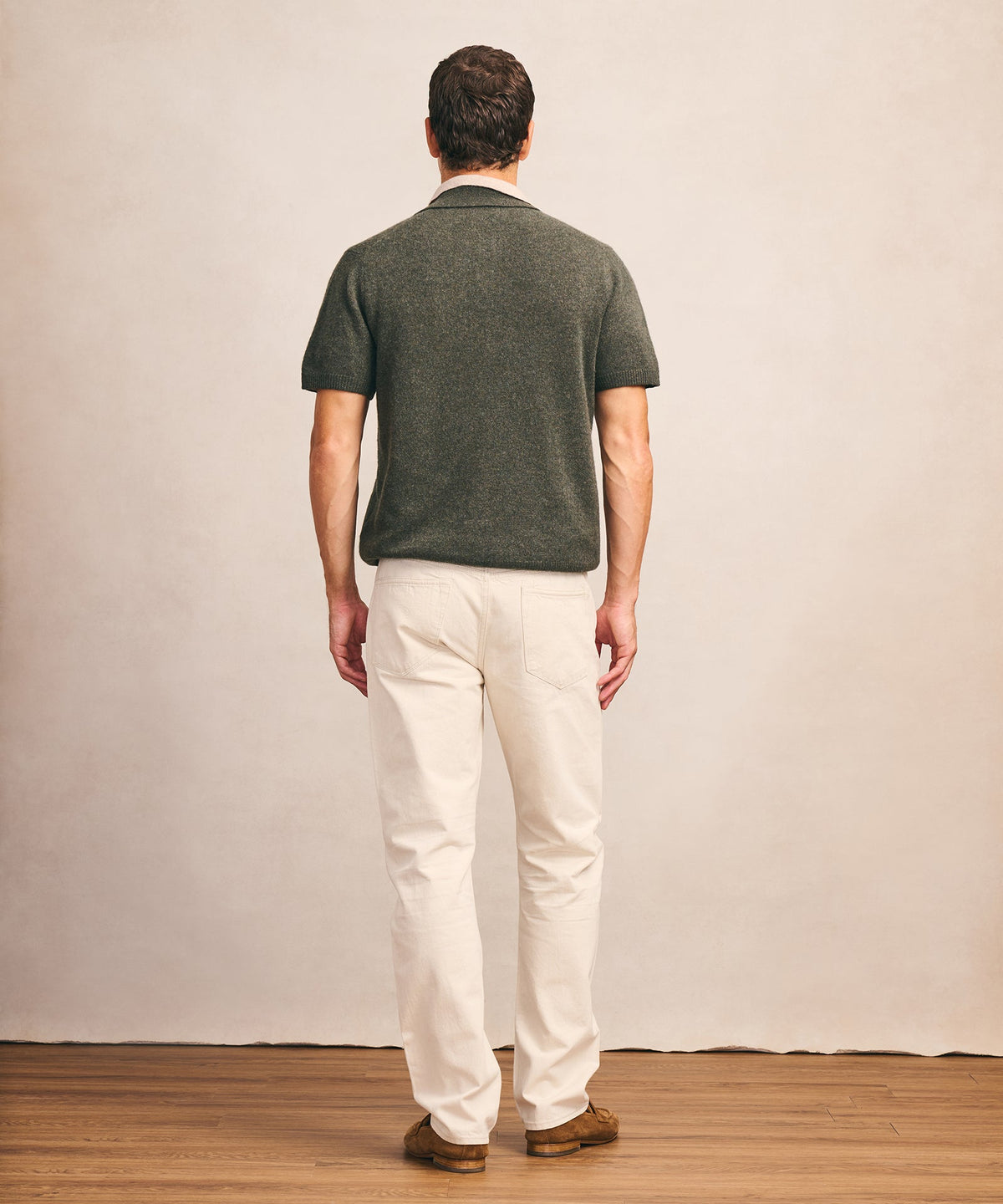 Lightweight Cashmere Short Sleeve Polo