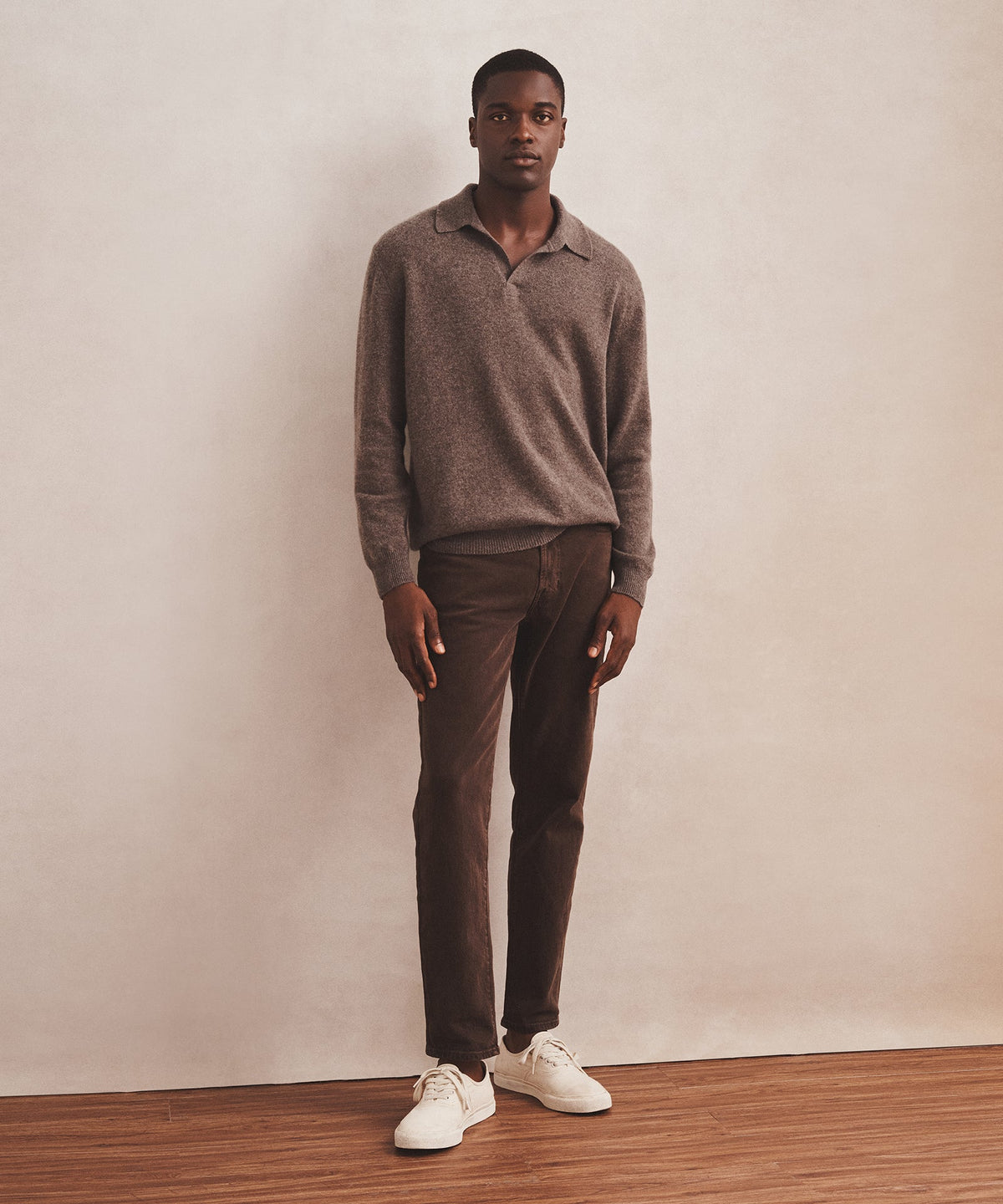 Lightweight Cashmere Relaxed Polo
