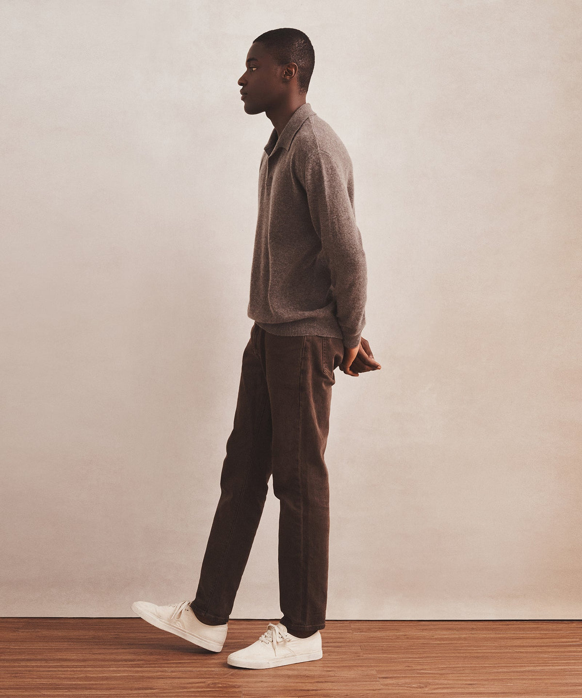 Lightweight Cashmere Relaxed Polo