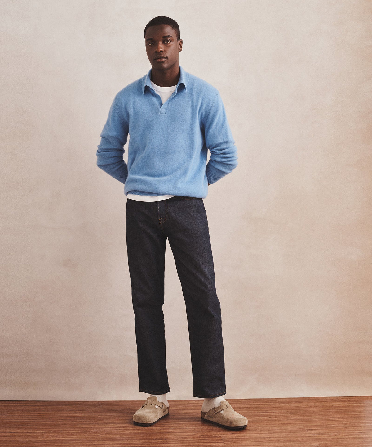 Lightweight Cashmere Relaxed Polo