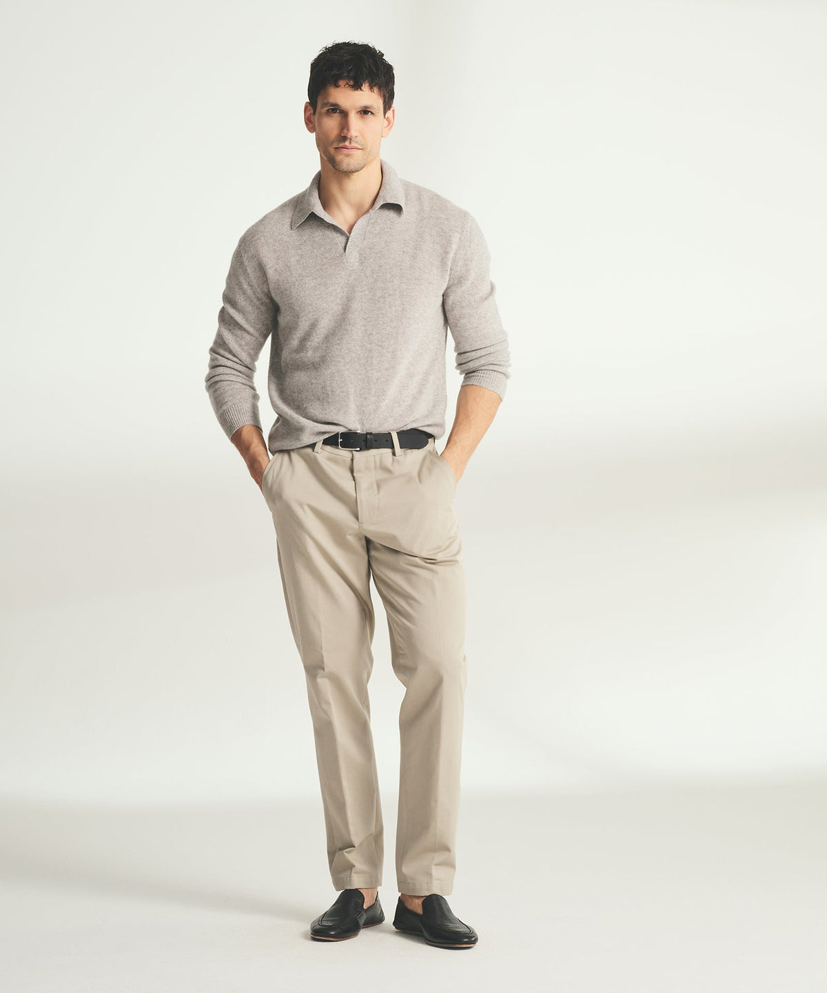 Lightweight Cashmere Relaxed Polo