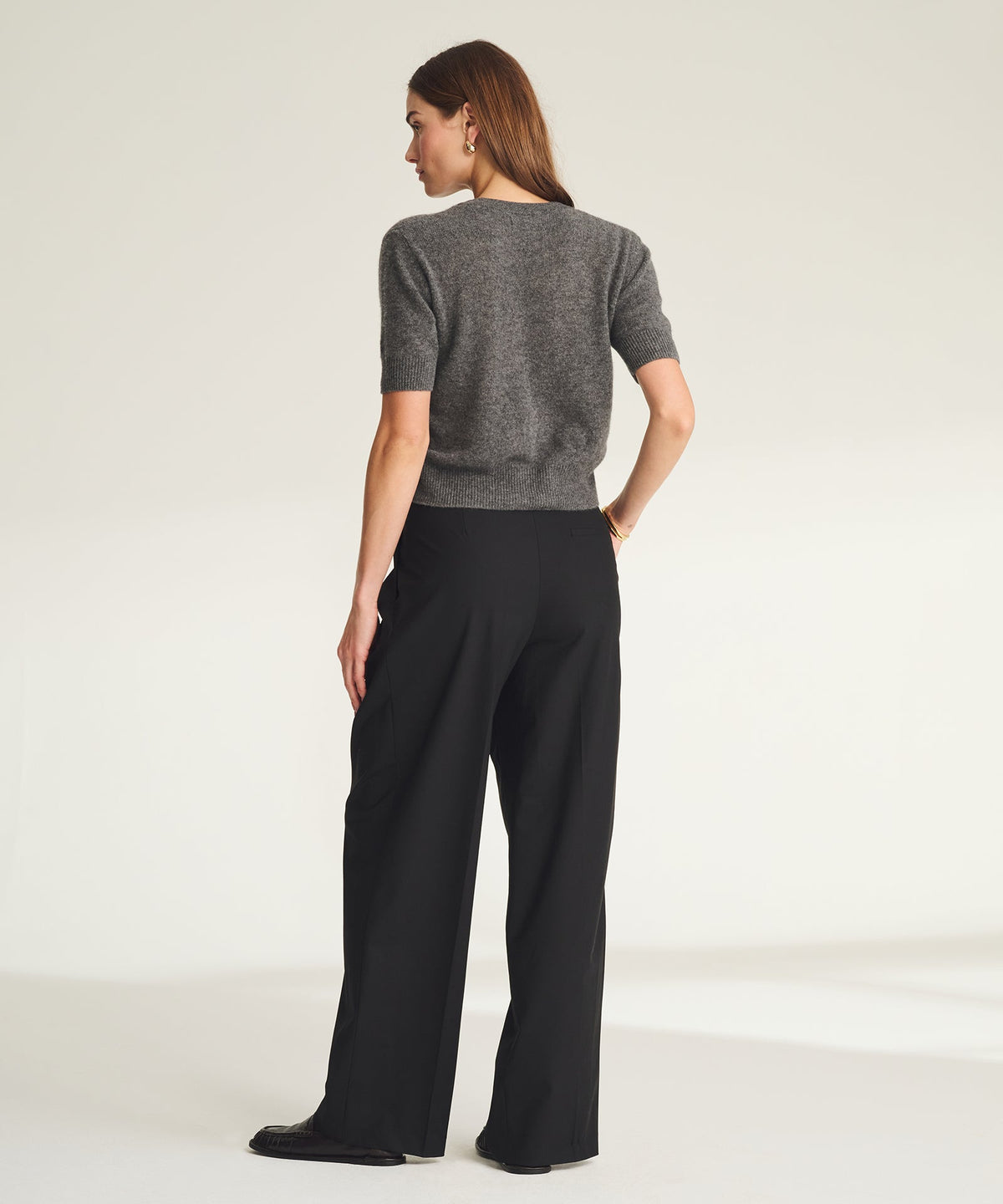 Lightweight Cashmere Short Sleeve Cardigan