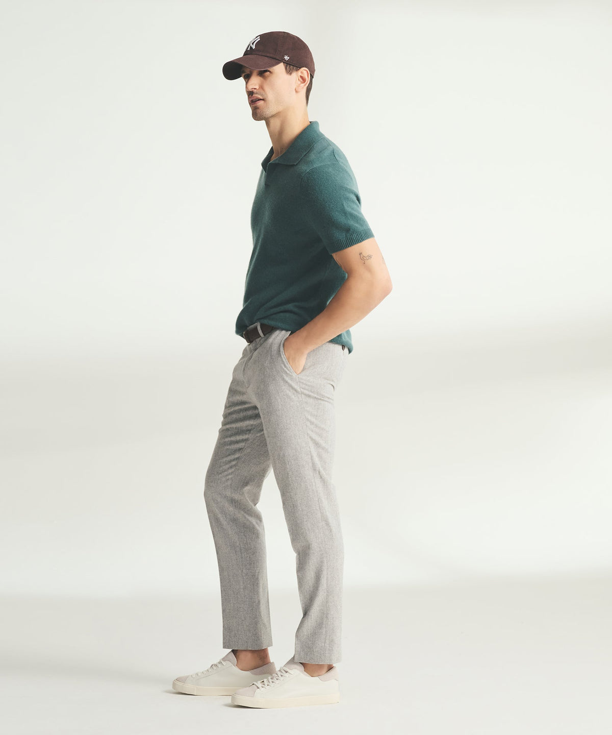 Lightweight Cashmere Short Sleeve Polo