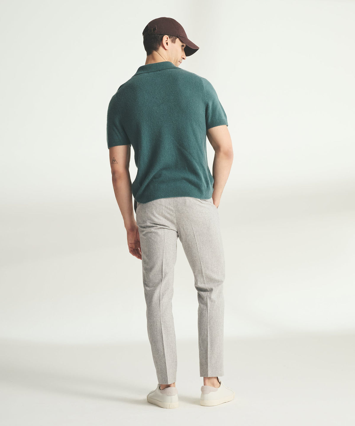 Lightweight Cashmere Short Sleeve Polo