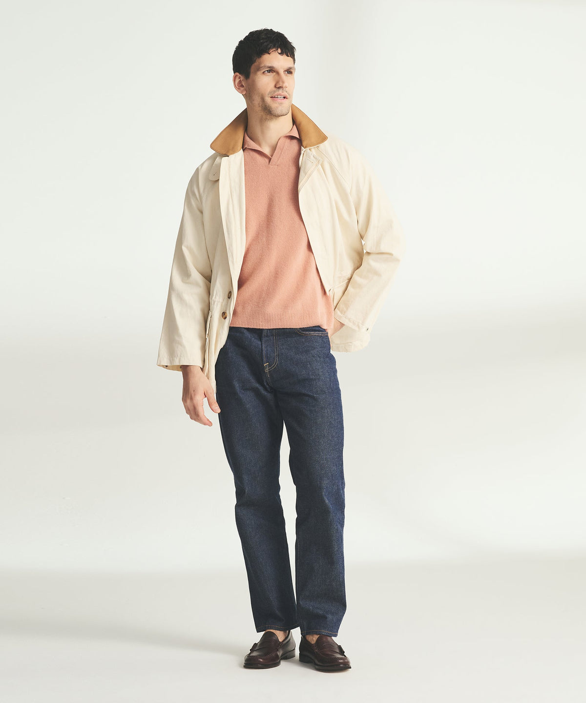 Lightweight Cashmere Short Sleeve Polo