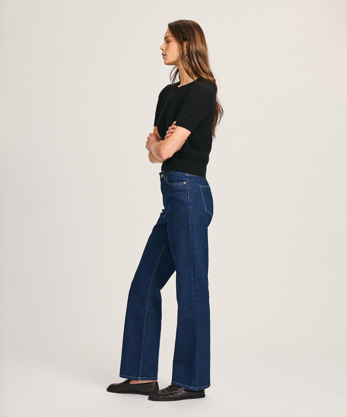 Lightweight Cashmere Short Sleeve Sweater