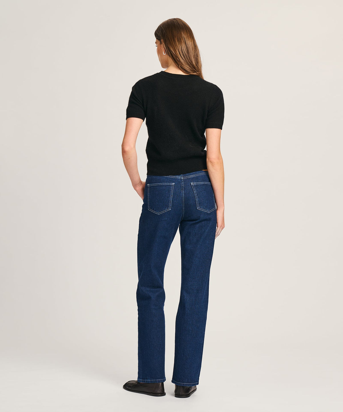 Lightweight Cashmere Short Sleeve Sweater